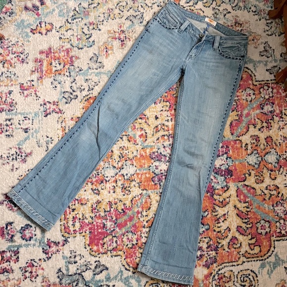 Antik Denim, size 25 boot cut jeans in medium/light blue. - Picture 6 of 9